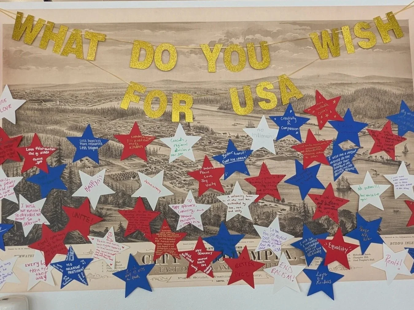 America 250 Wishing Wall