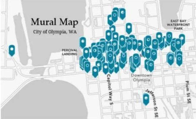 Olympia Mural Map Launch Event