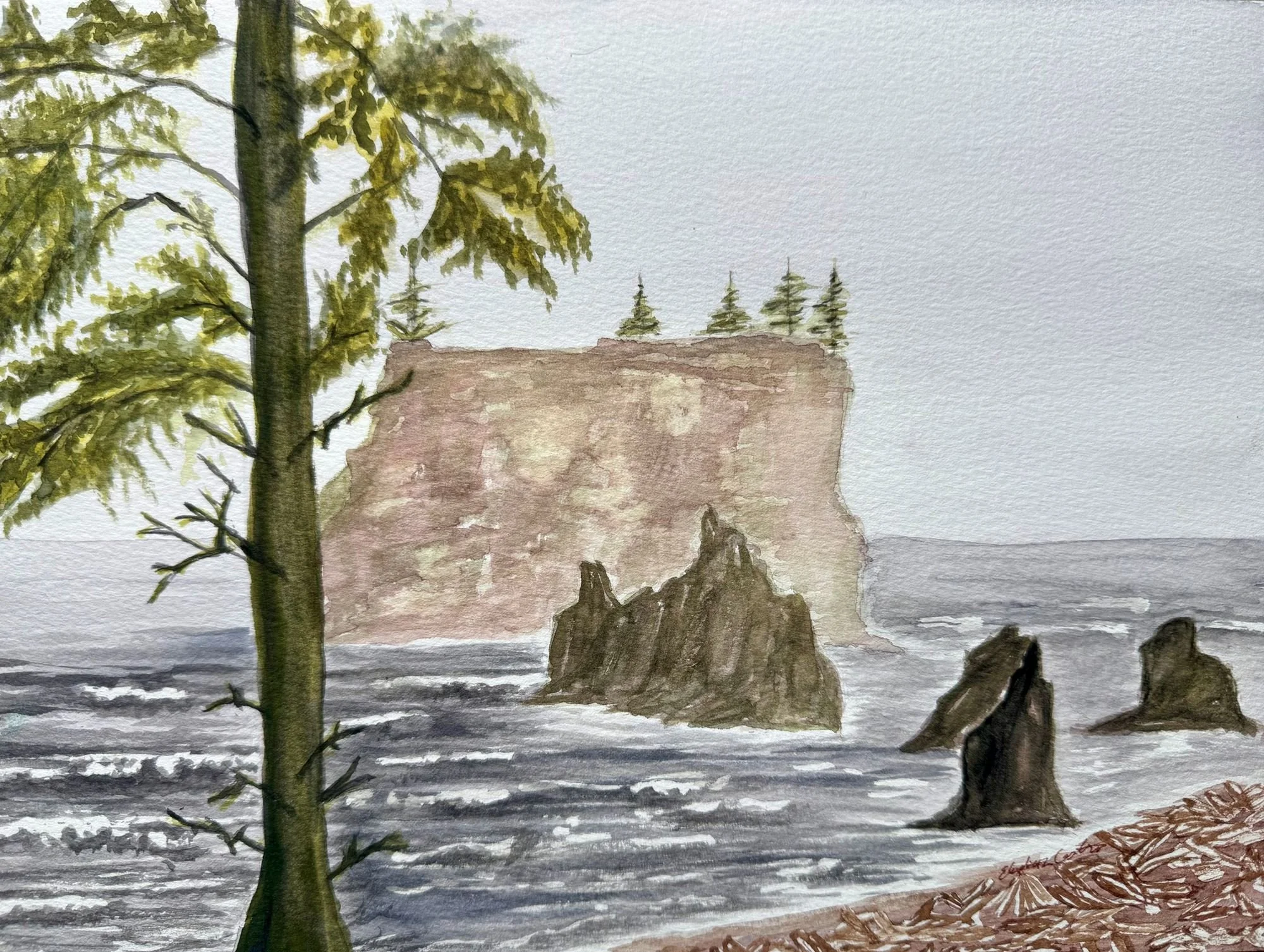Fall Arts Walk: It's the Water-Colors with Elizabeth Castro