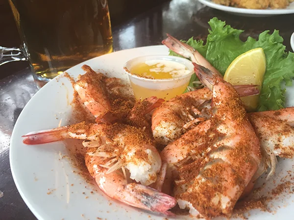SHRIMP 3/4 pound fried or steamed