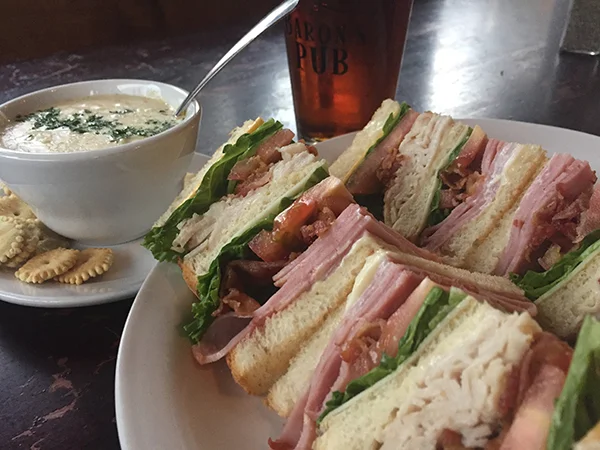 SOUP & SANDWICH COMBO - Award winning She Crab Soup and BLT Sandwich