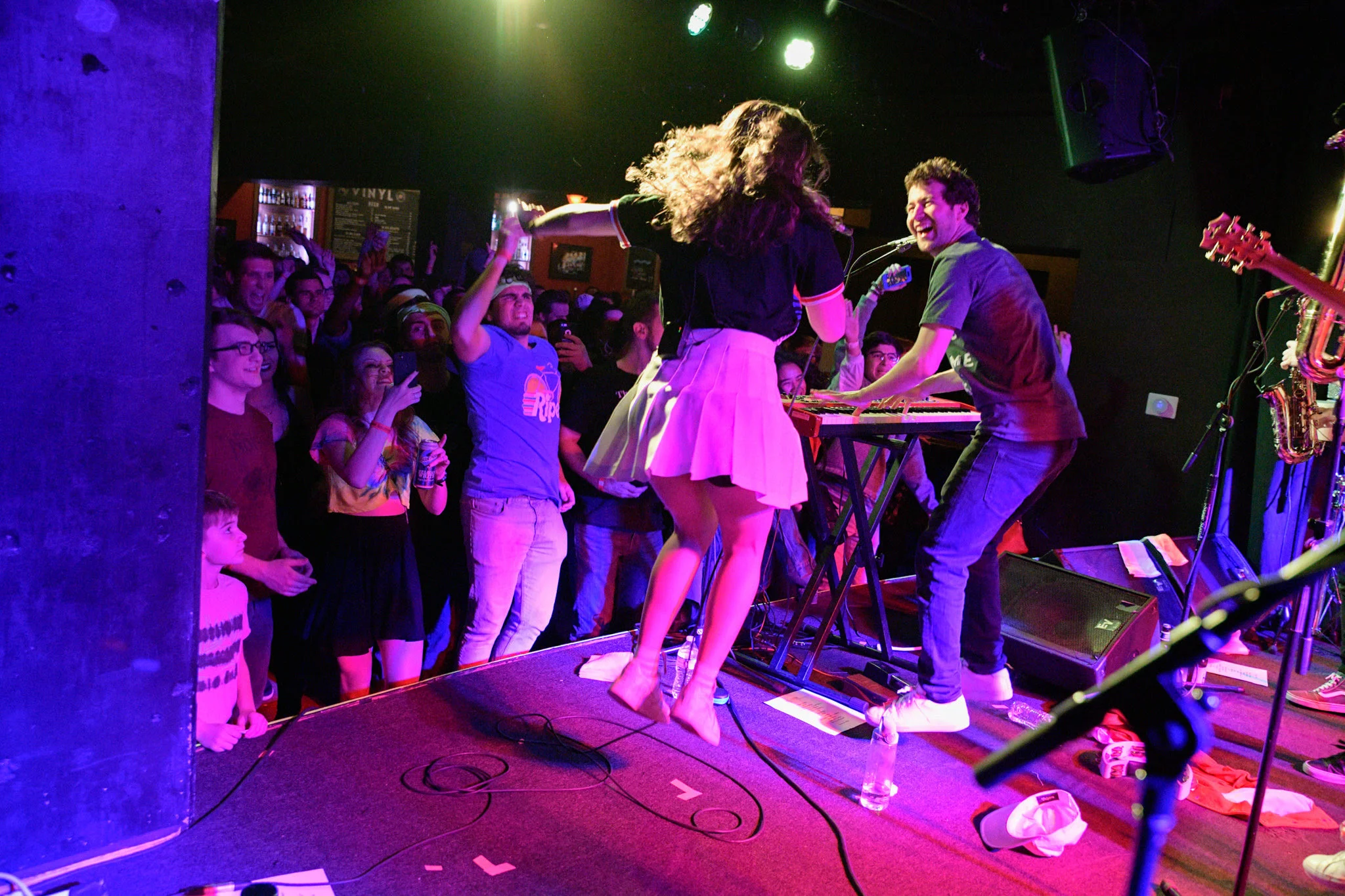 Lawrence, led by the Jewish sibling team of Clyde and Gracie Lawrence who are deeply influenced by both Carole King and Jerry Seinfeld - which they refer to as "New York, Jewish storytelling", a tradition they long to be a part of - put on an amazing, super funky show at Vinyl @ Centerstage.