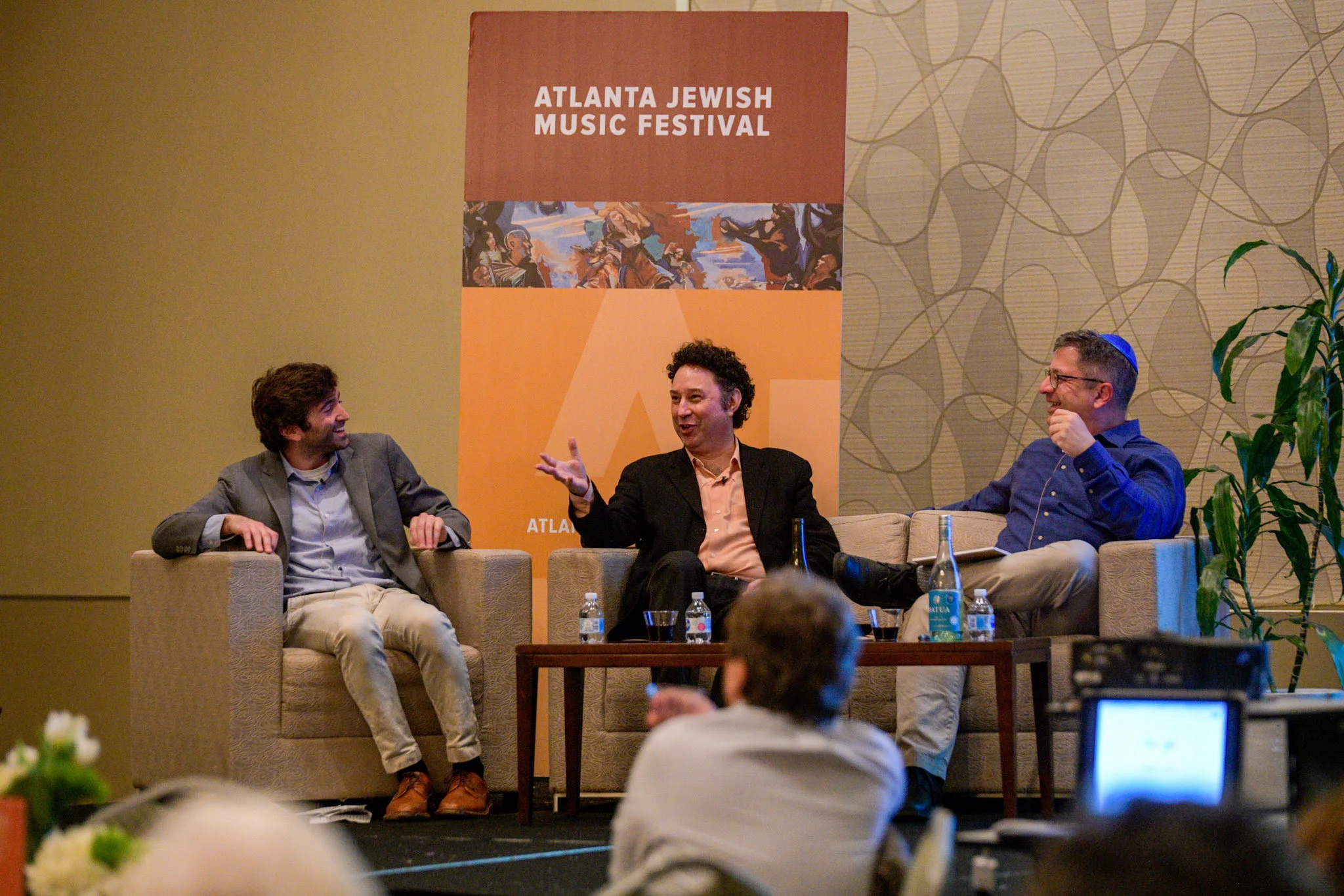 Journalistic Alan Light helped us examine the Jewishness of Bob Dylan's music at Temple Sinai. When asked what - beyond Dylan's happening to have been born Jewish - was Jewish about his music, Light said, "It's his way of constantly questioning - of answering questions with more questions."
