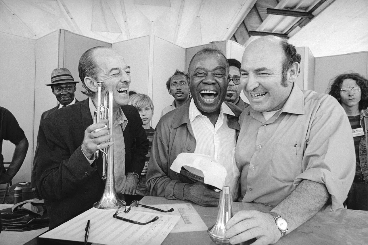 Above: George Wein with Louis Armstrong