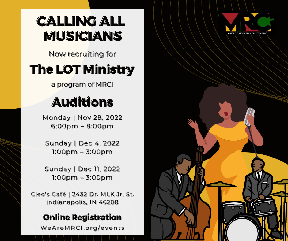 LOT Ministry Auditions / Call Out