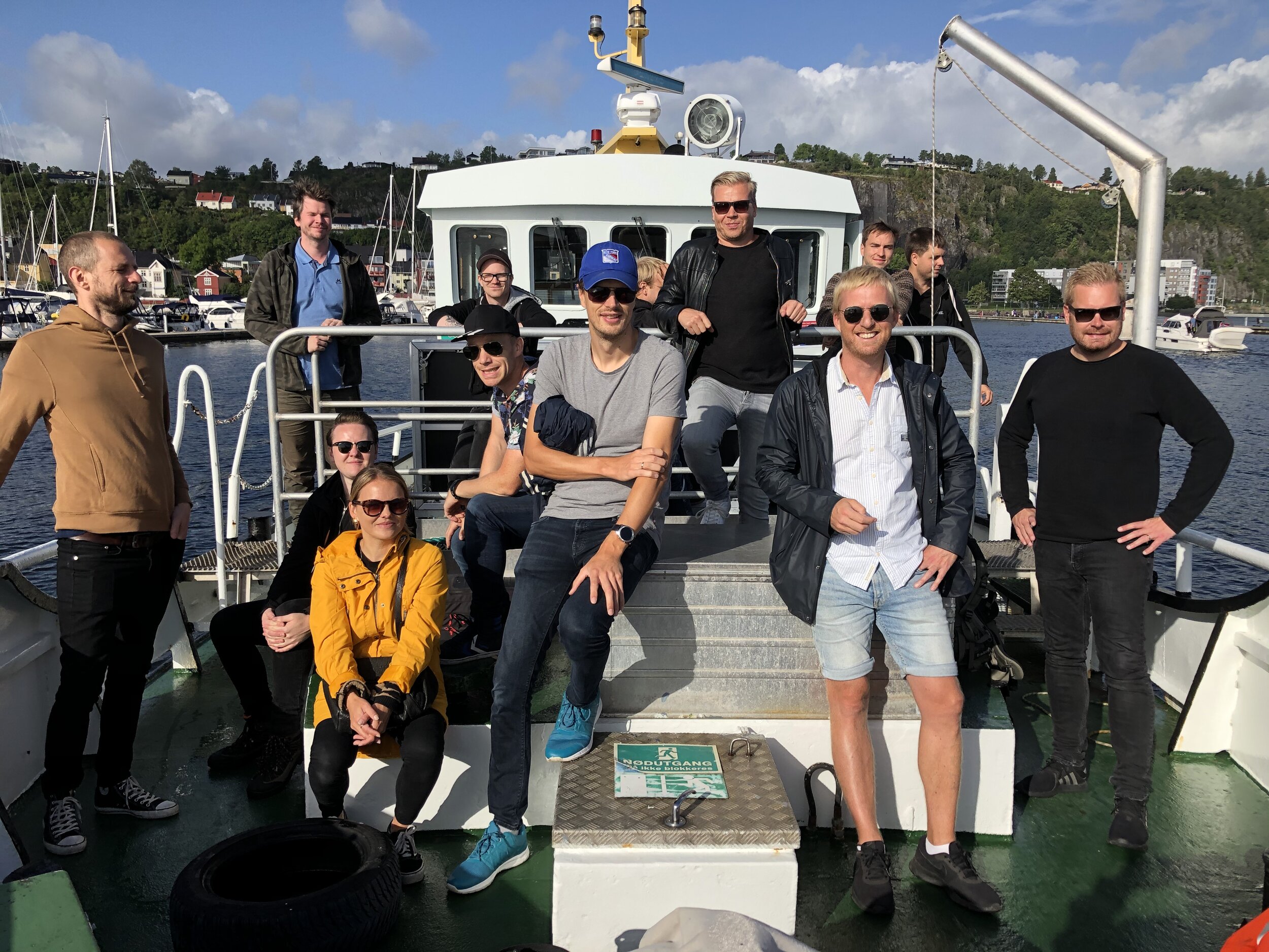 Eventyrlie-gjengen på båttur