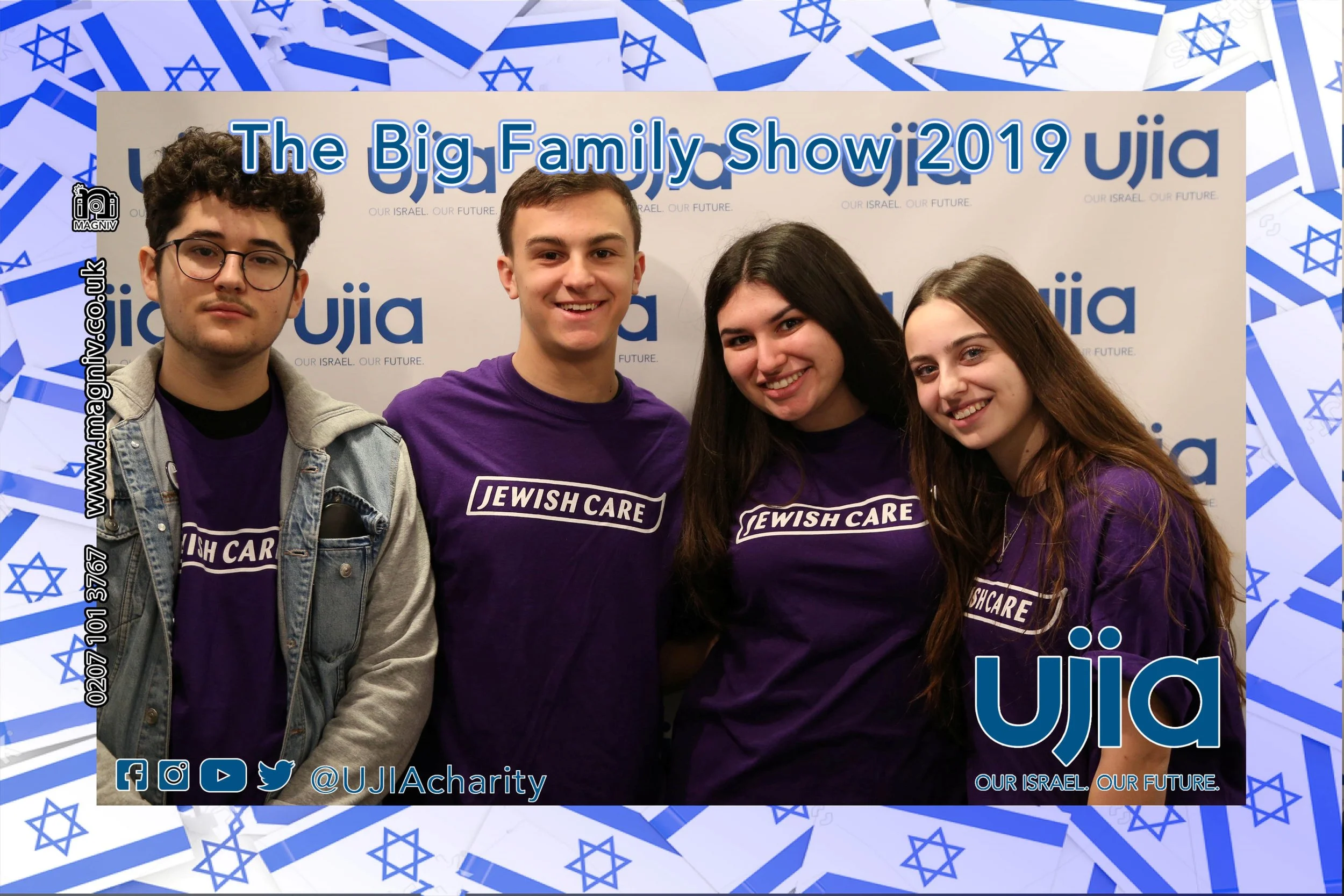 The guys from over on the Jewish Care stand popped round for a quick photo-magnet!