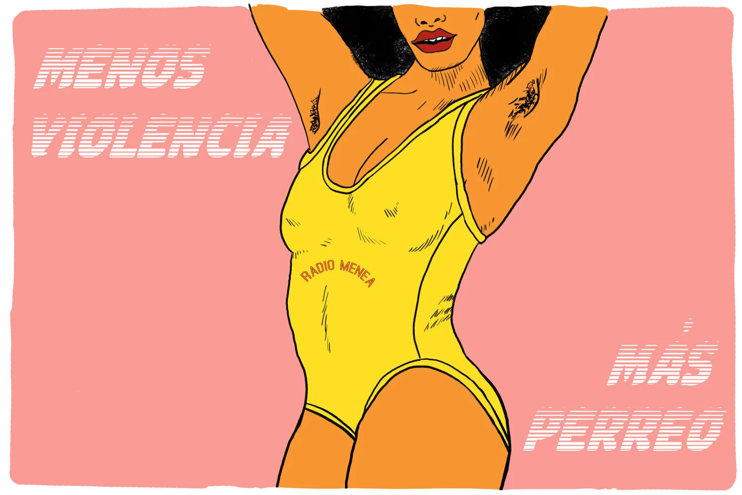 Más Perreo Poster - M4BL Fundraiser