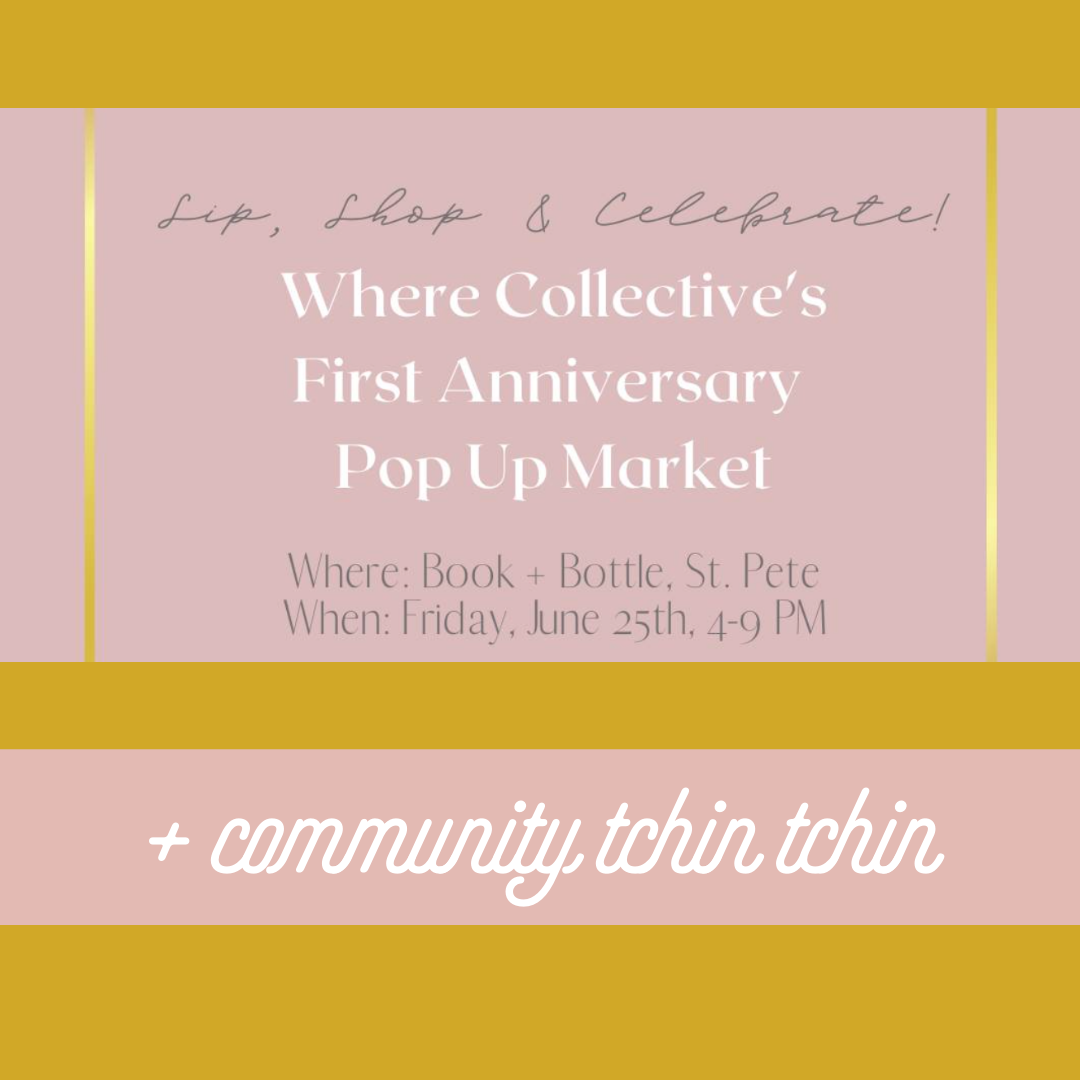 Wine &amp; Where Collective Anniversary Pop Up + Community Tchin Tchin