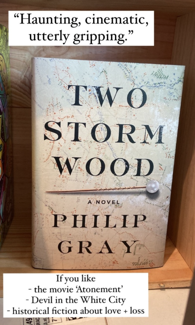 New Release Notes 3/29/22: Two Storm Wood by Philip Gray