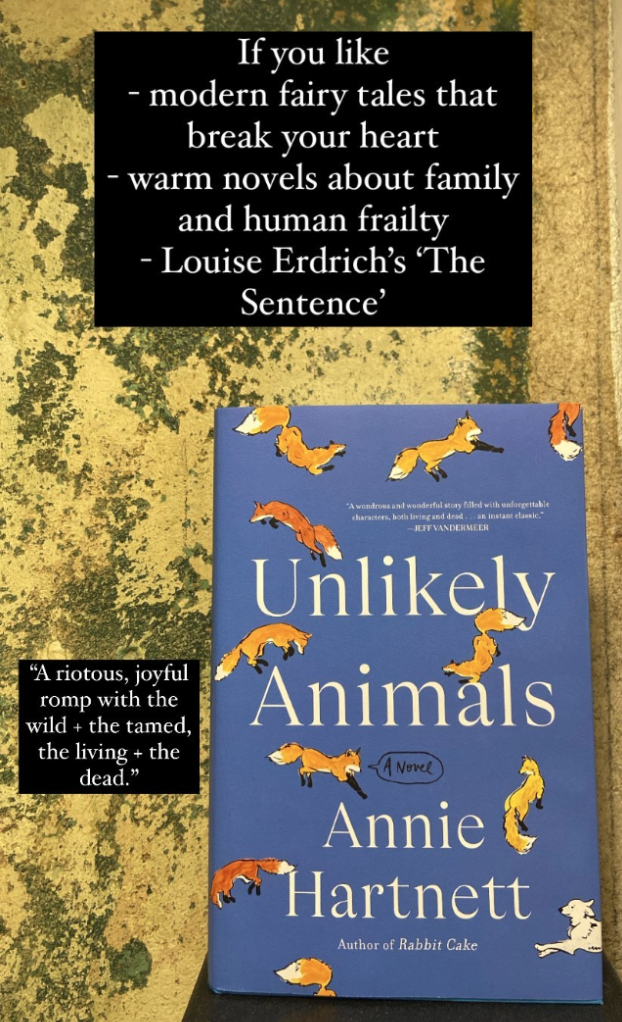 New Release Notes 4/12/22: Unlikely Animals by Annie Hartnett
