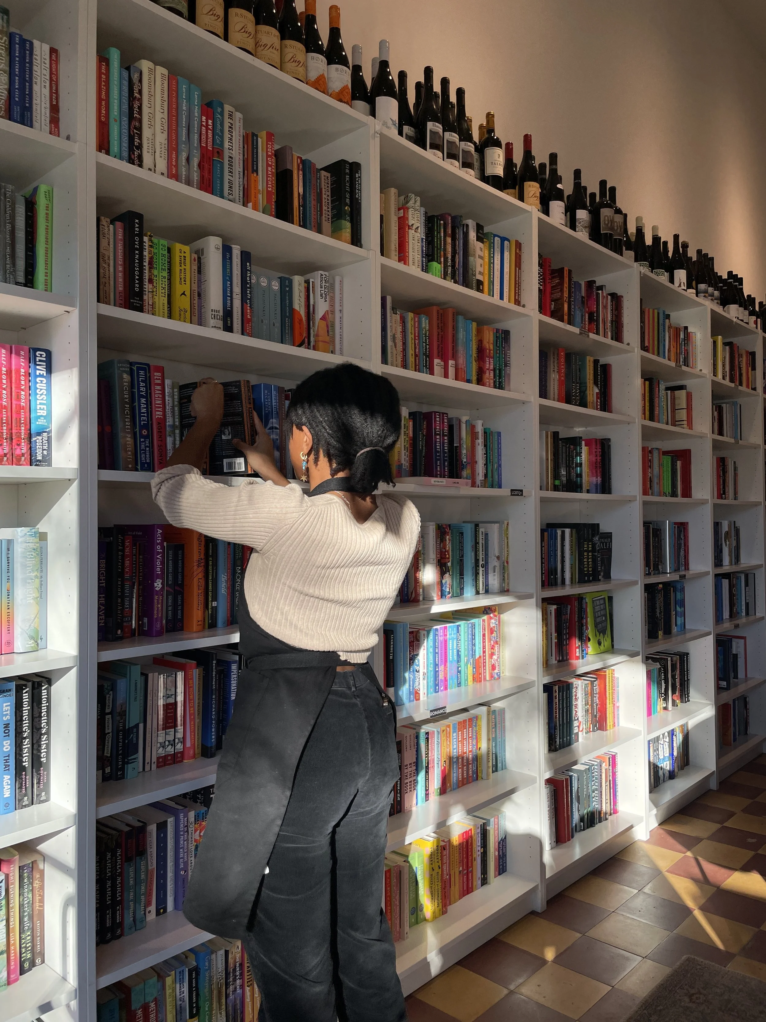 A Wine Shop + A Wine Bar — book + bottle st. pete