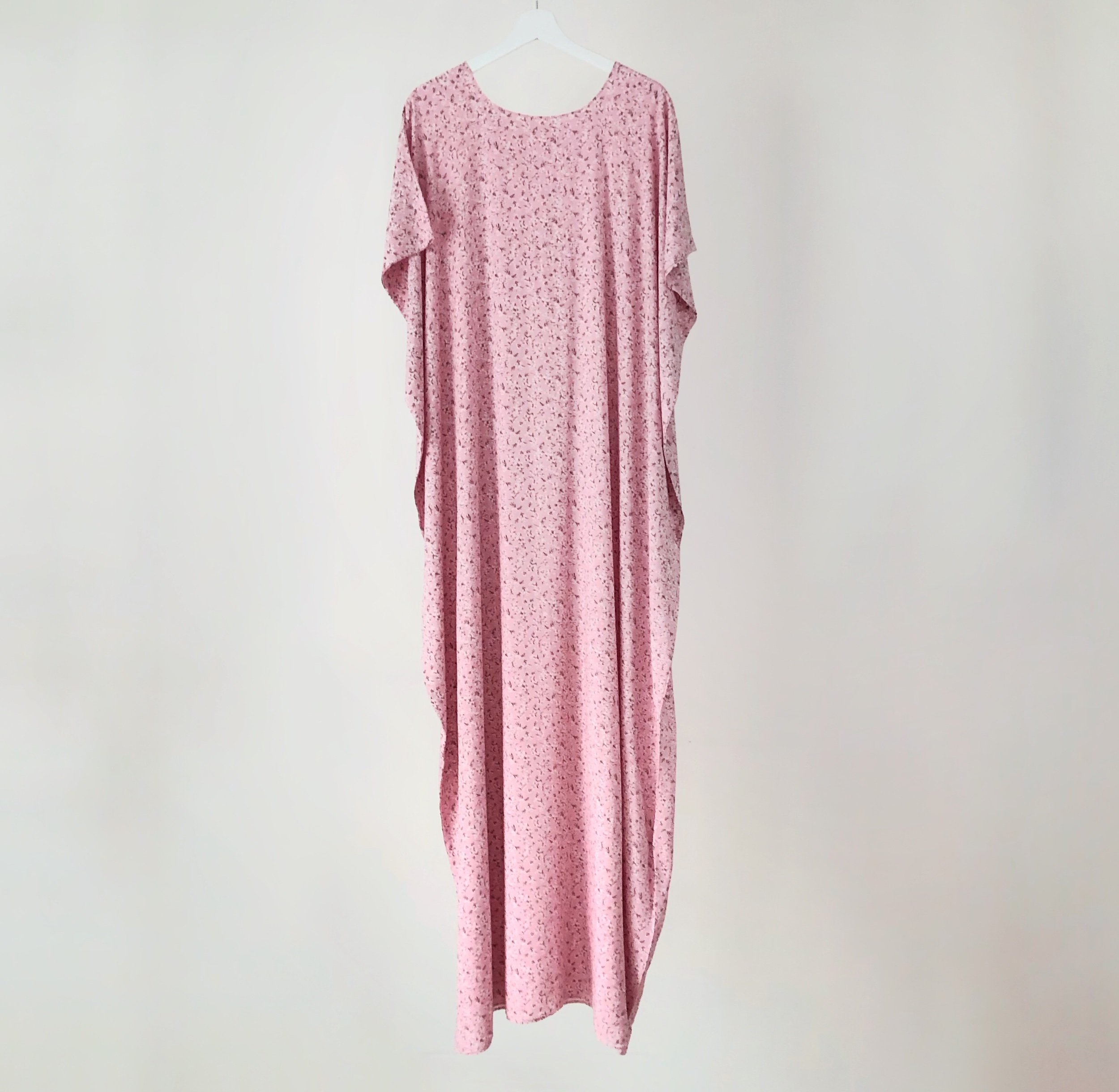 Baby Pink Floral Baati (garment) dress