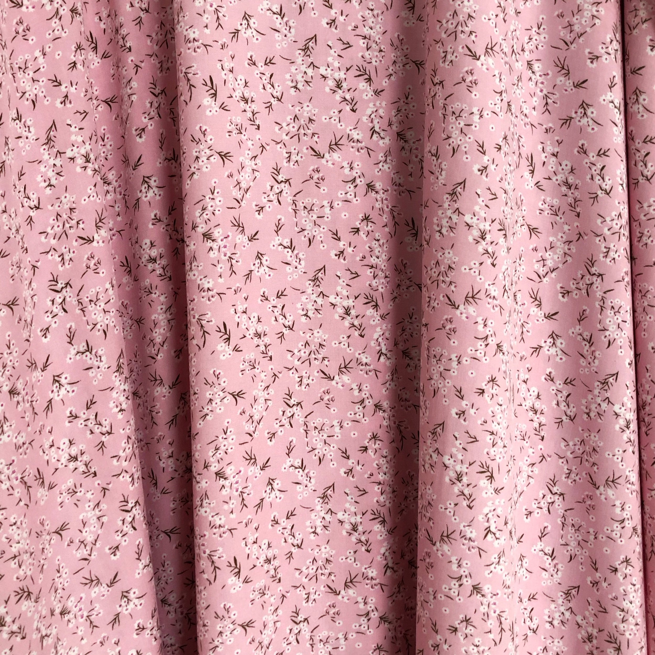 Baby Pink Floral Baati (garment) dress