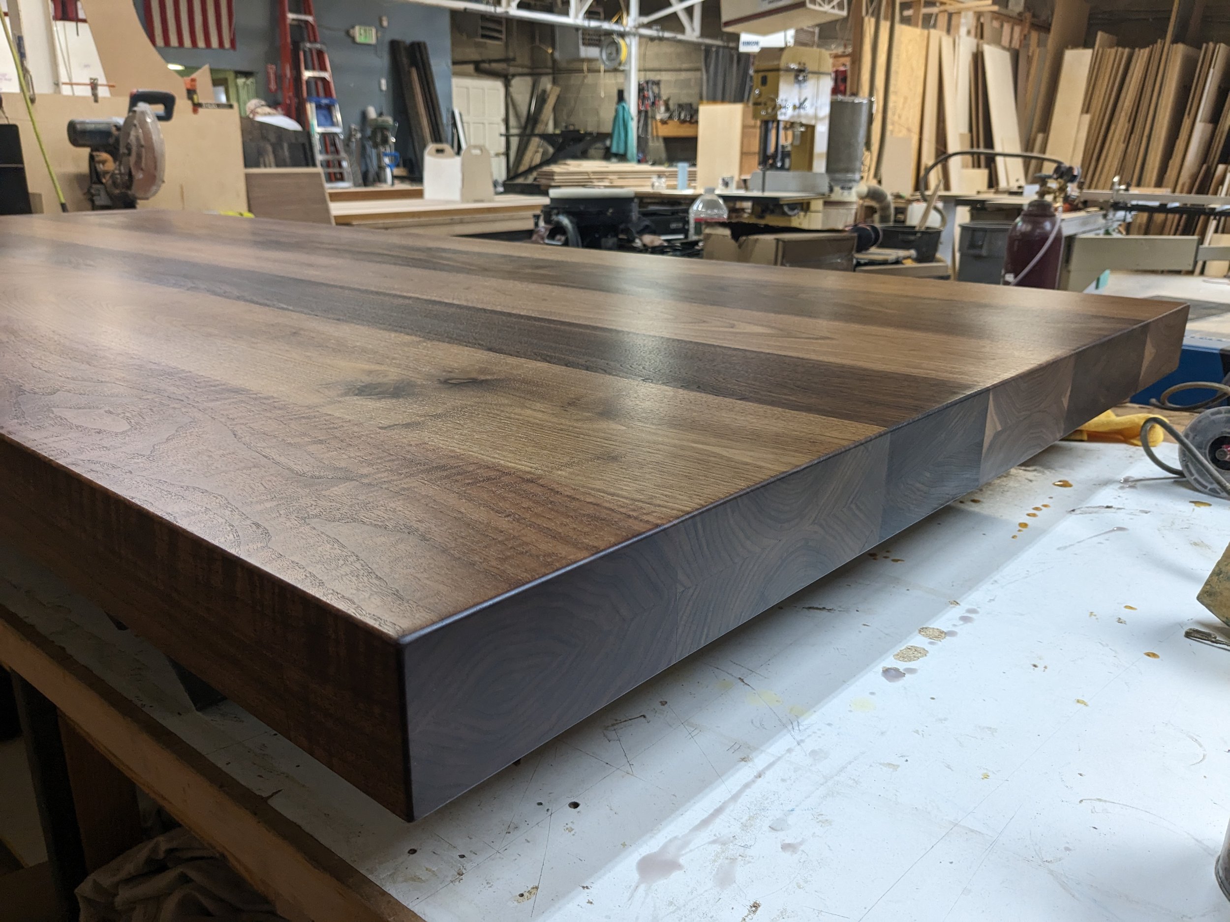 Ultra high quality walnut dining table top 