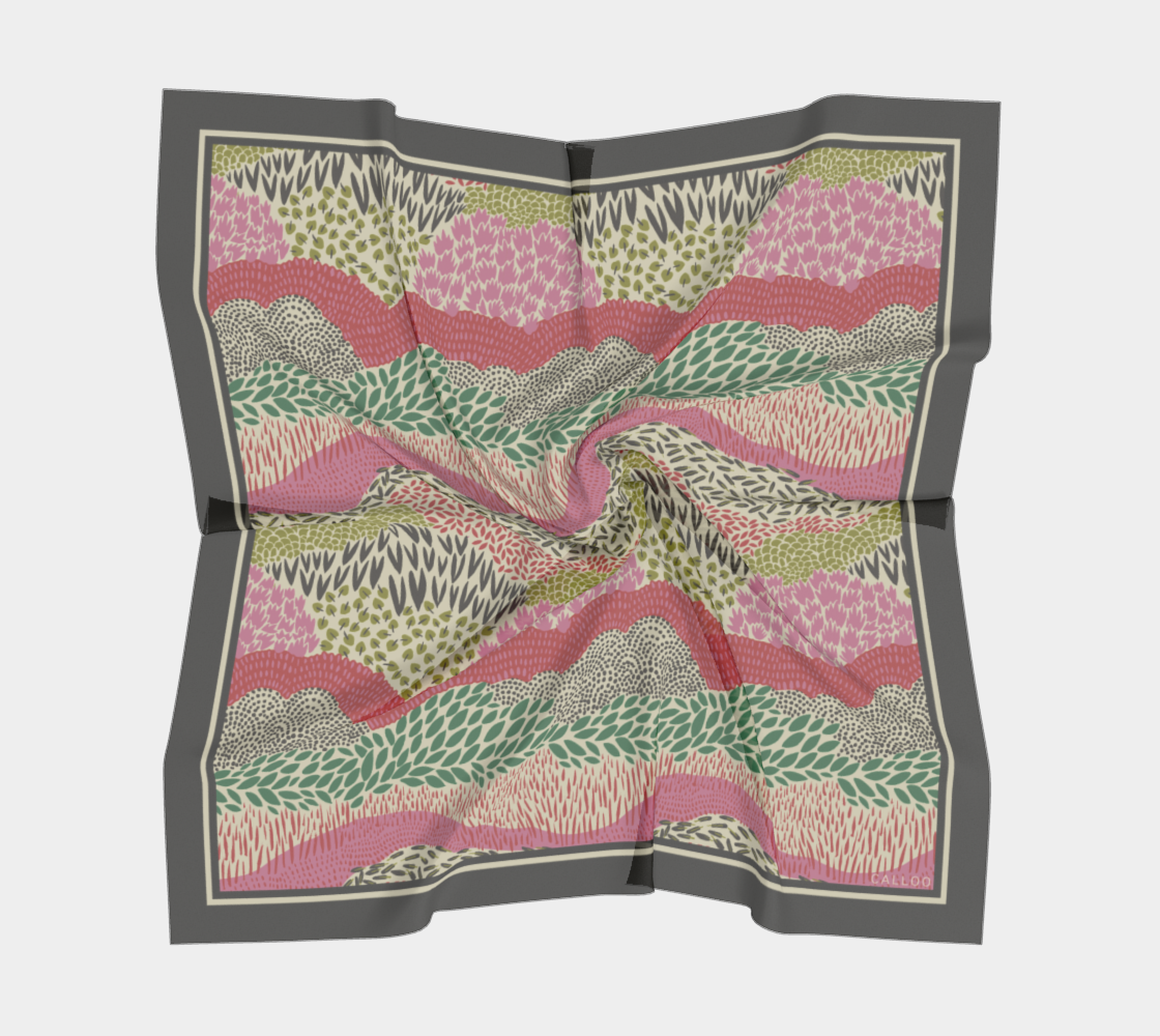In The Valley - Silk Scarf