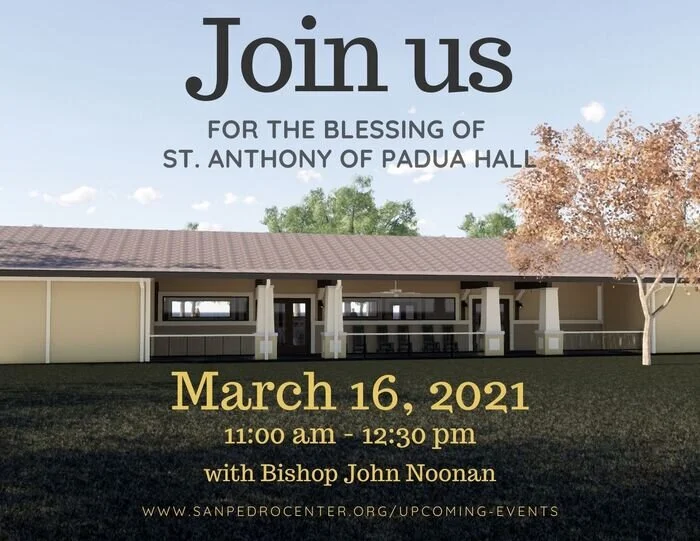 Blessing of St. Anthony of Padua Hall