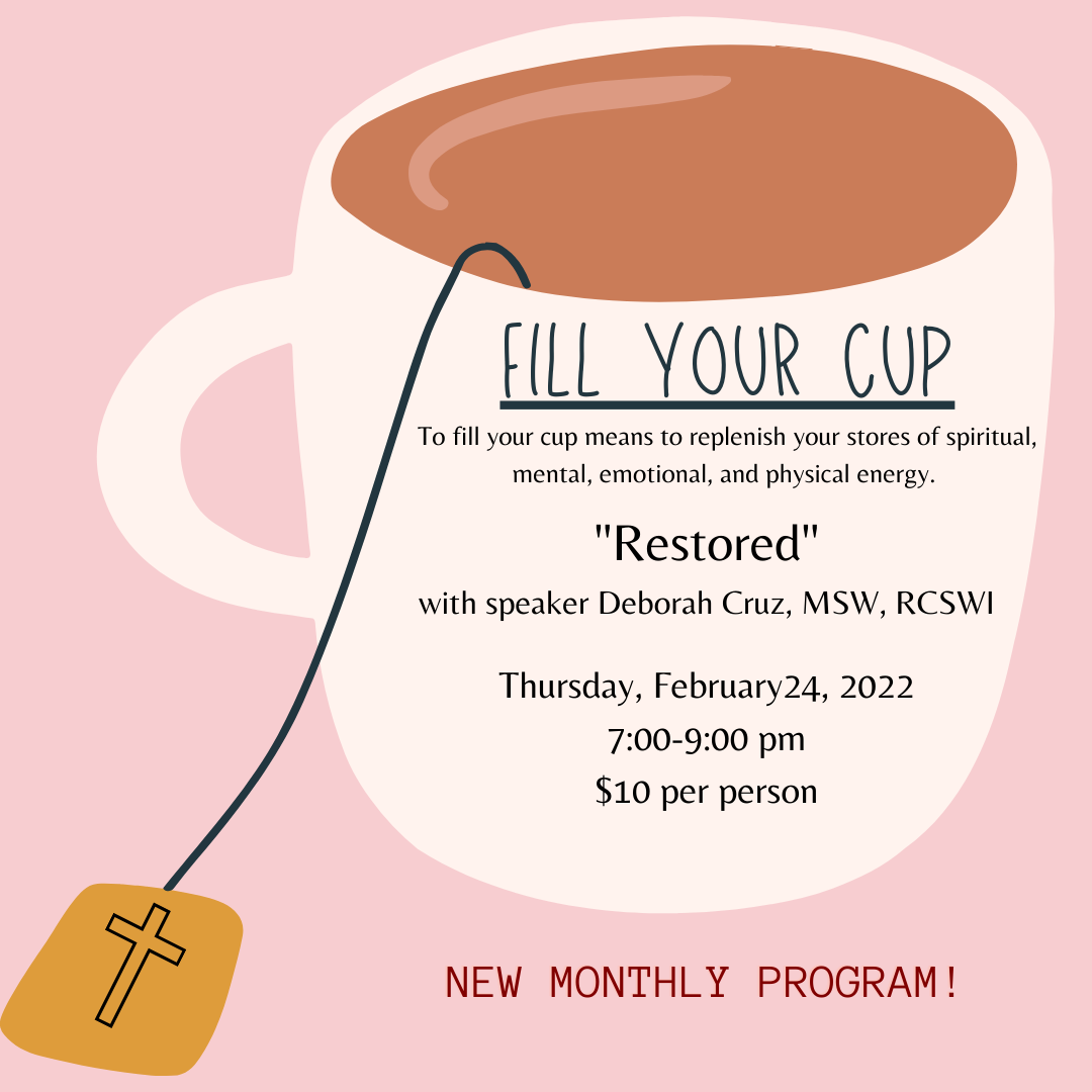 Fill Your Cup'- Restored, San Pedro Center