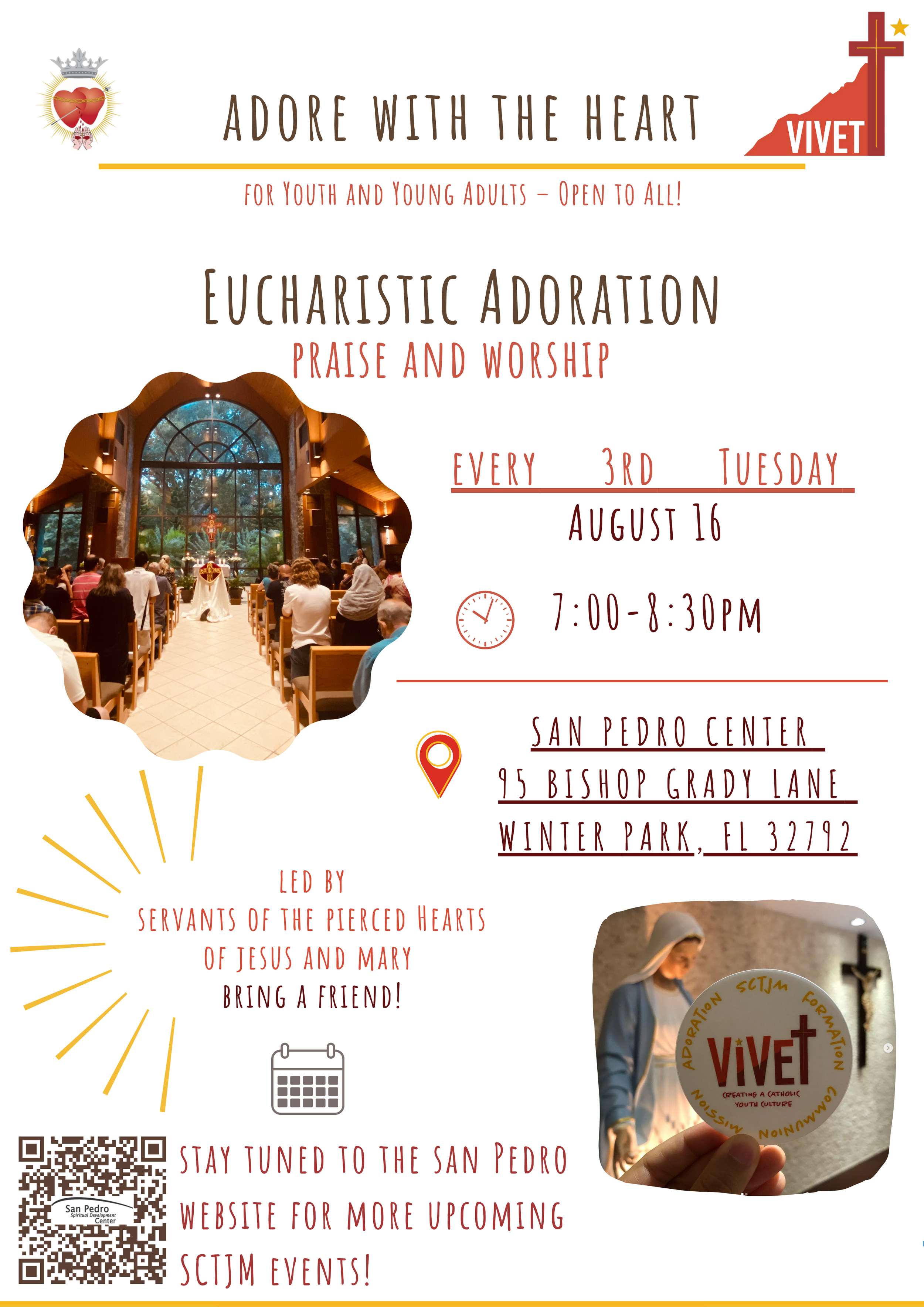 VIVET- Youth and Young Adult Adoration 
