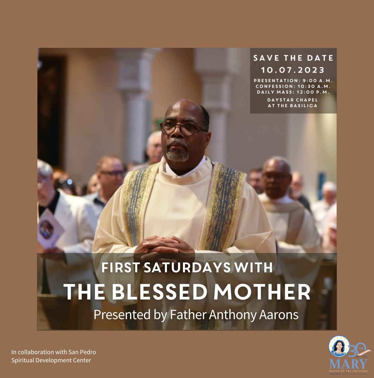 First Saturdays with the  Blessed Mother: With Fr. Anthony Aarons 