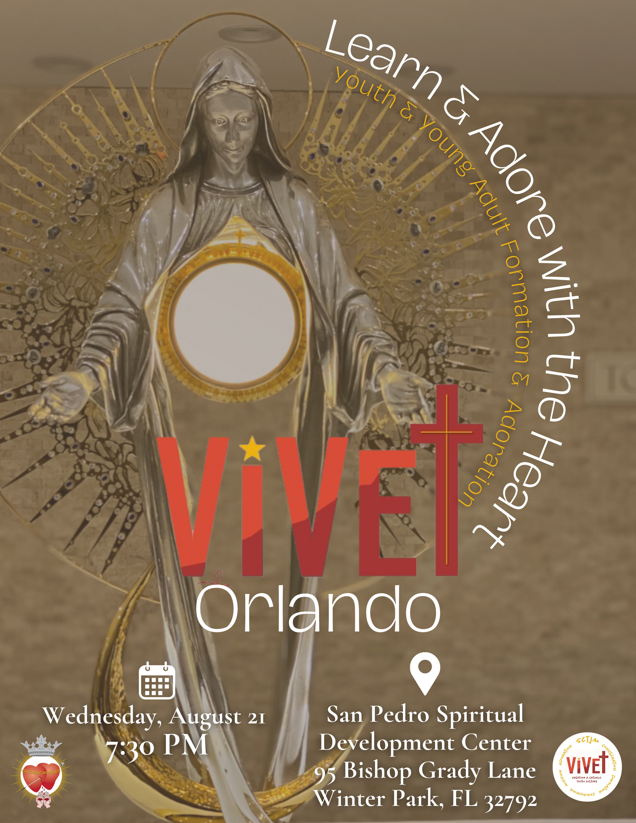 VIVET- Youth and Young Adult Formation &amp; Adoration    
