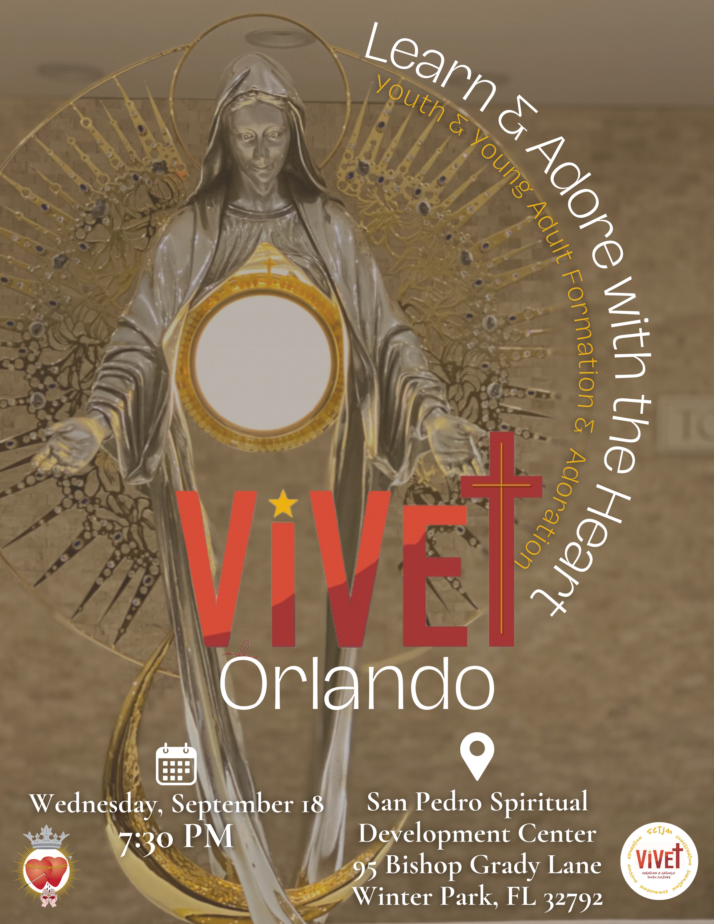 VIVET- Youth and Young Adult Formation &amp; Adoration   