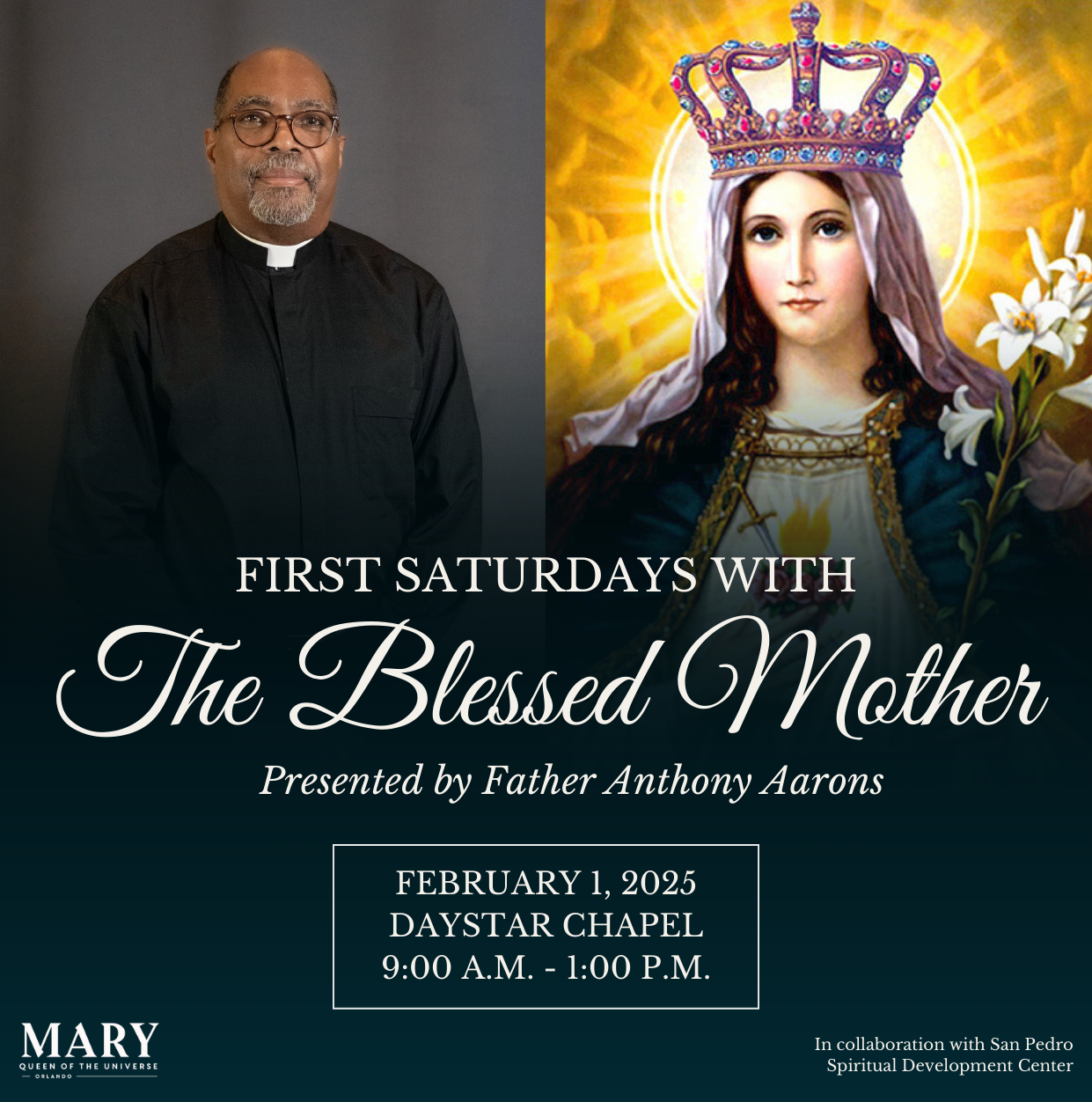First Saturdays with the  Blessed Mother: With Fr. Anthony Aarons