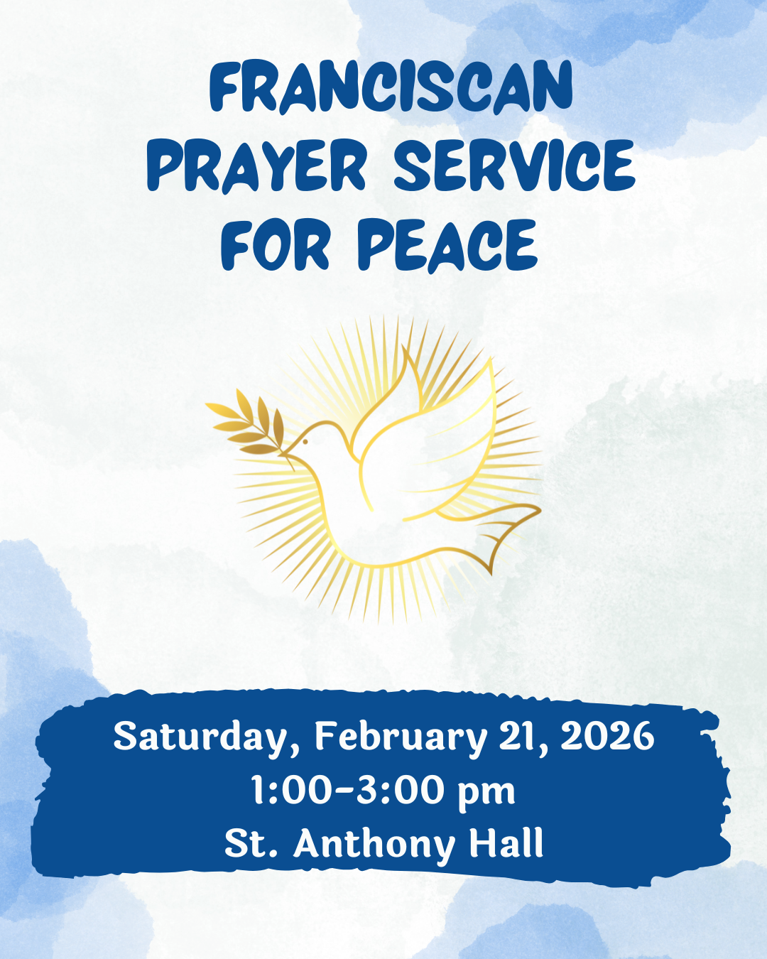 Franciscan Prayer Service for Peace 