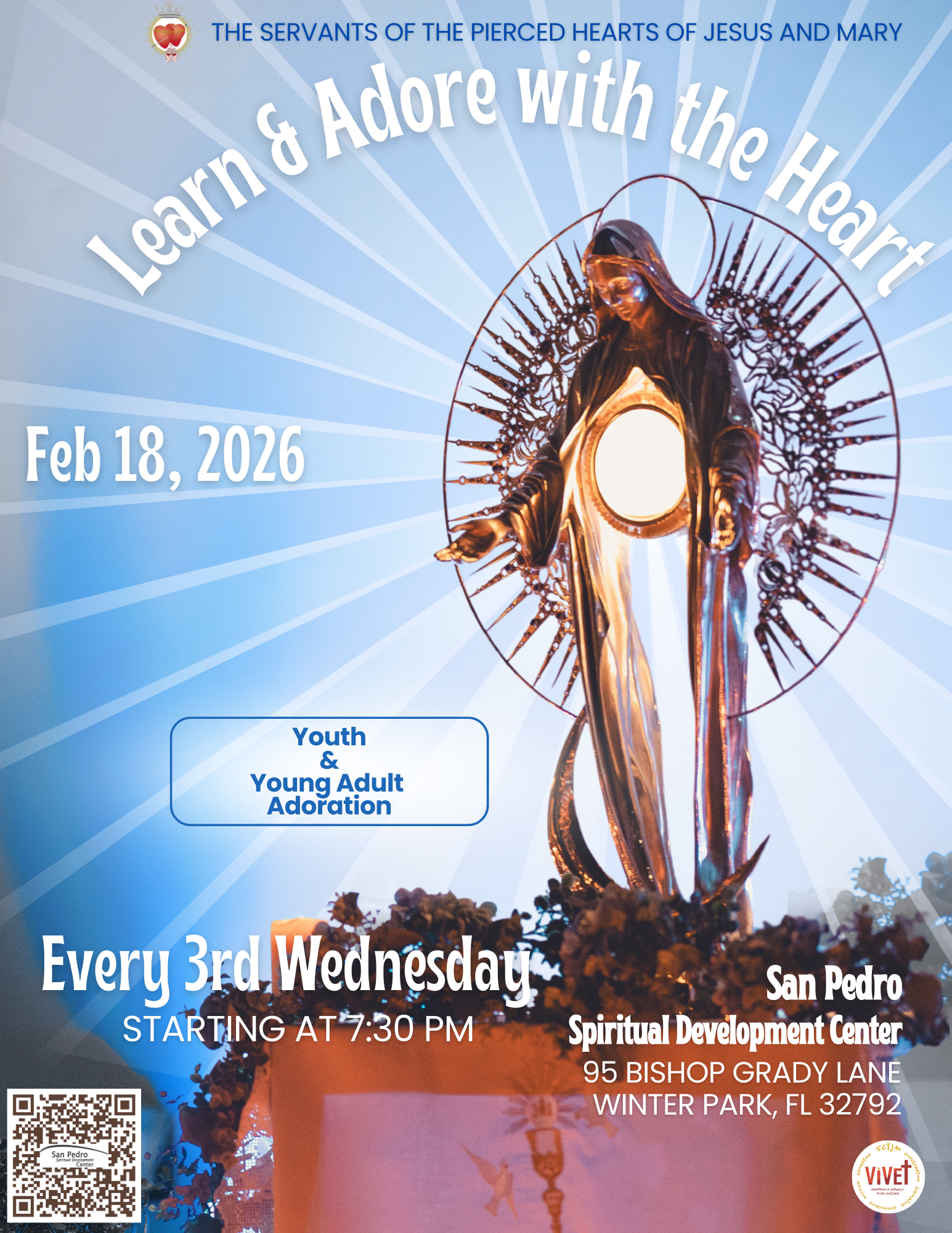 VIVET- Youth and Young Adult Formation &amp; Adoration 