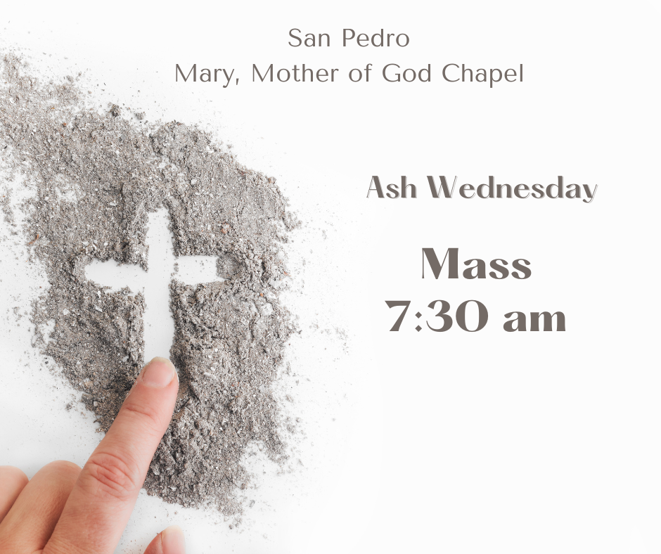 Ash Wednesday Mass-7:30 am