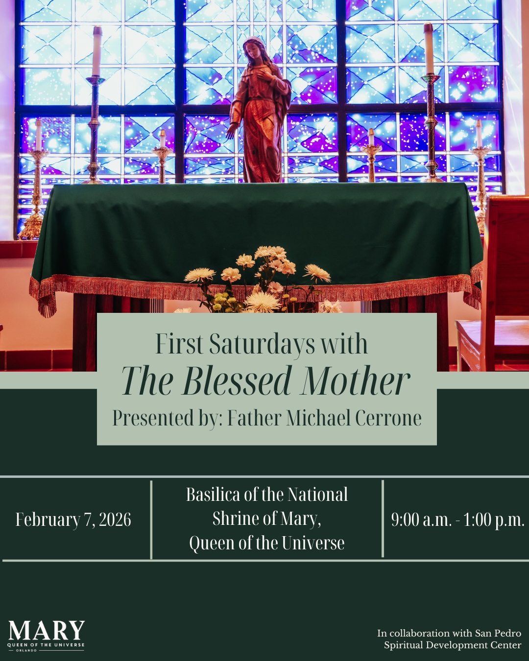First Saturdays with the  Blessed Mother: With Fr. Michael Cerrone