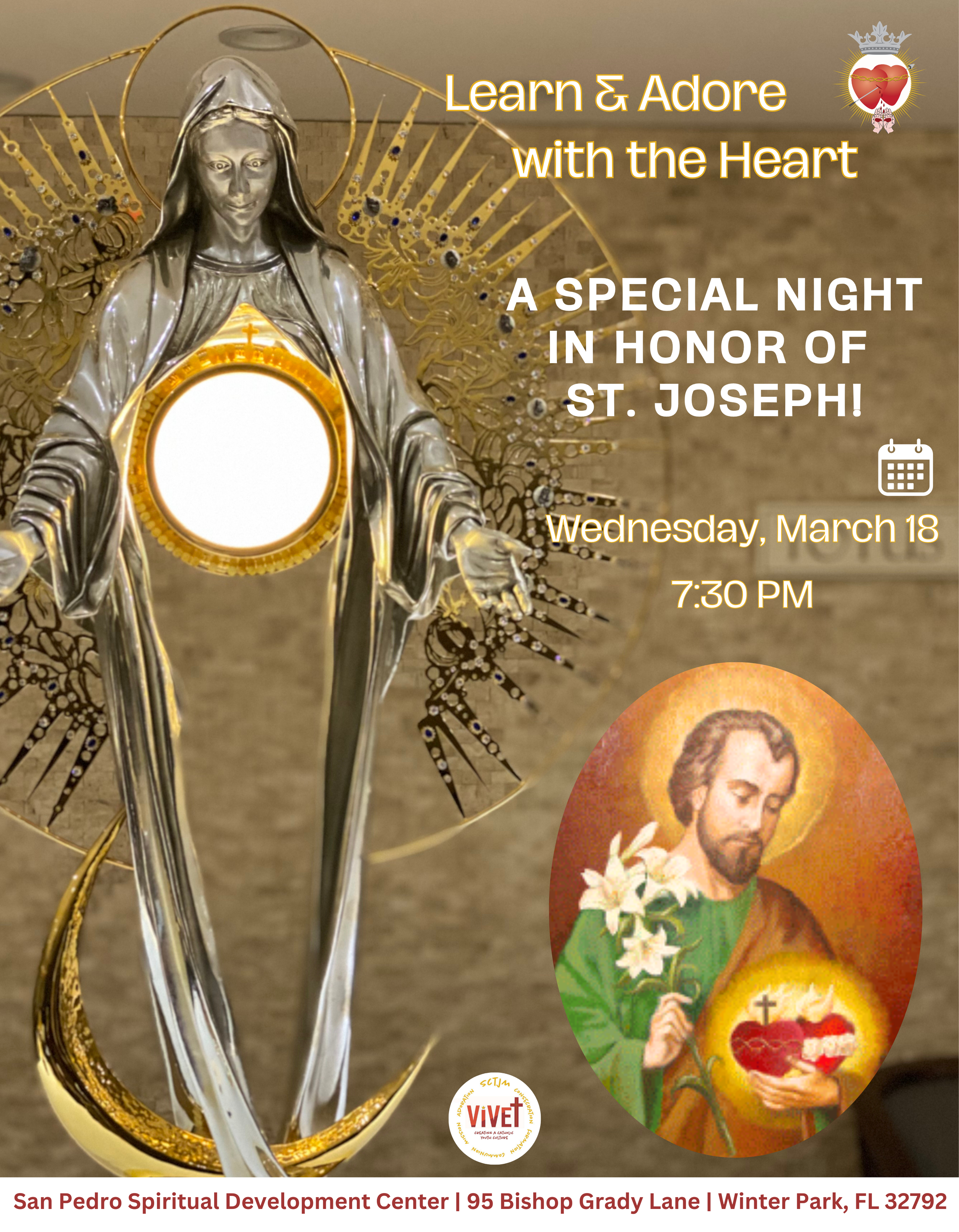 VIVET- Youth and Young Adult Formation &amp; Adoration   