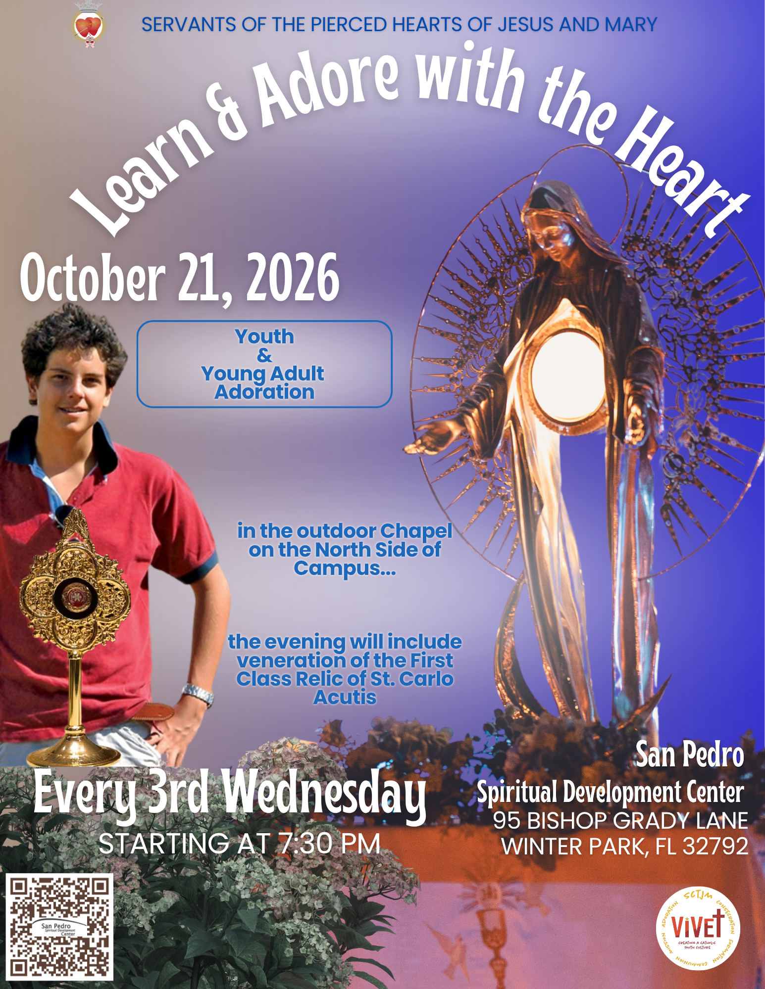 VIVET- Youth and Young Adult Formation &amp; Adoration  