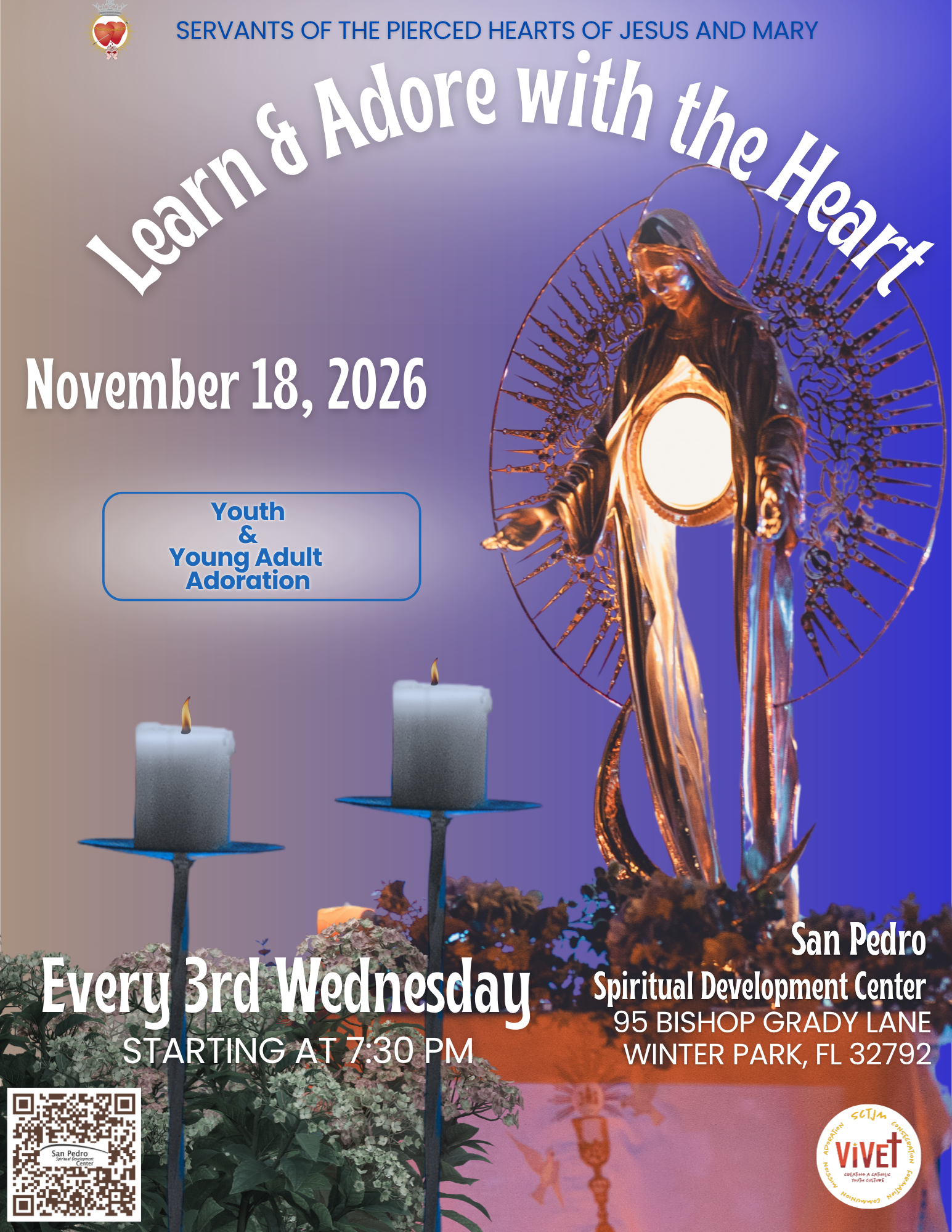 VIVET- Youth and Young Adult Formation & Adoration