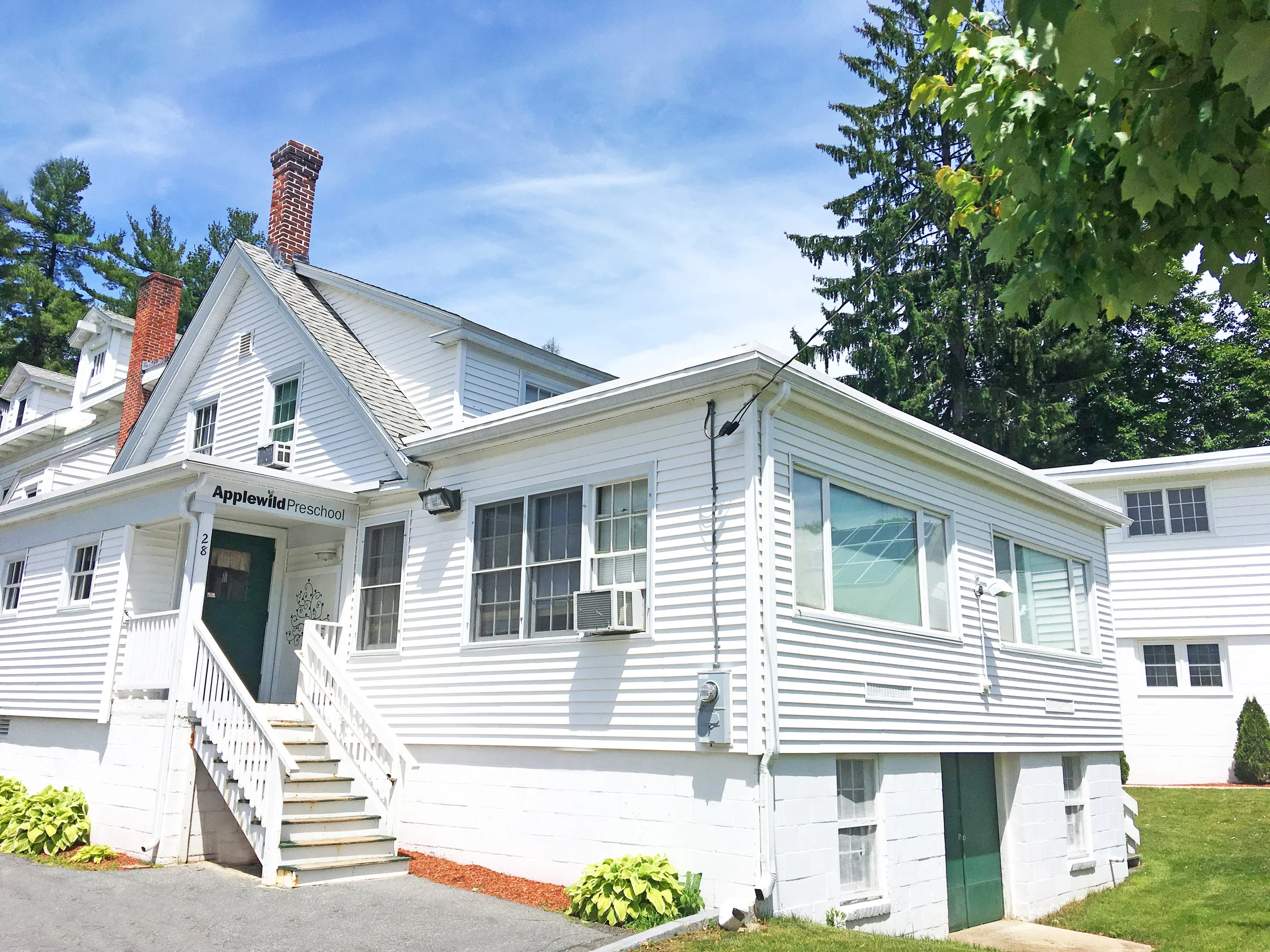 Applewild Preschool building on our main campus.