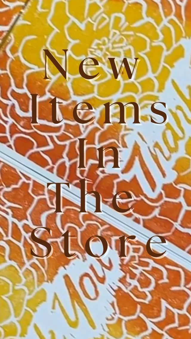 : : NEW ITEMS IN THE STORE : :
Freshly printed Thanks You cards
Set of 6 for $30
Highlighting the a Fall flower CEMPASÚCHILES (marigolds) of the season. Showcasing the beautiful yellow to oranges range that this symbolic flowers are known f