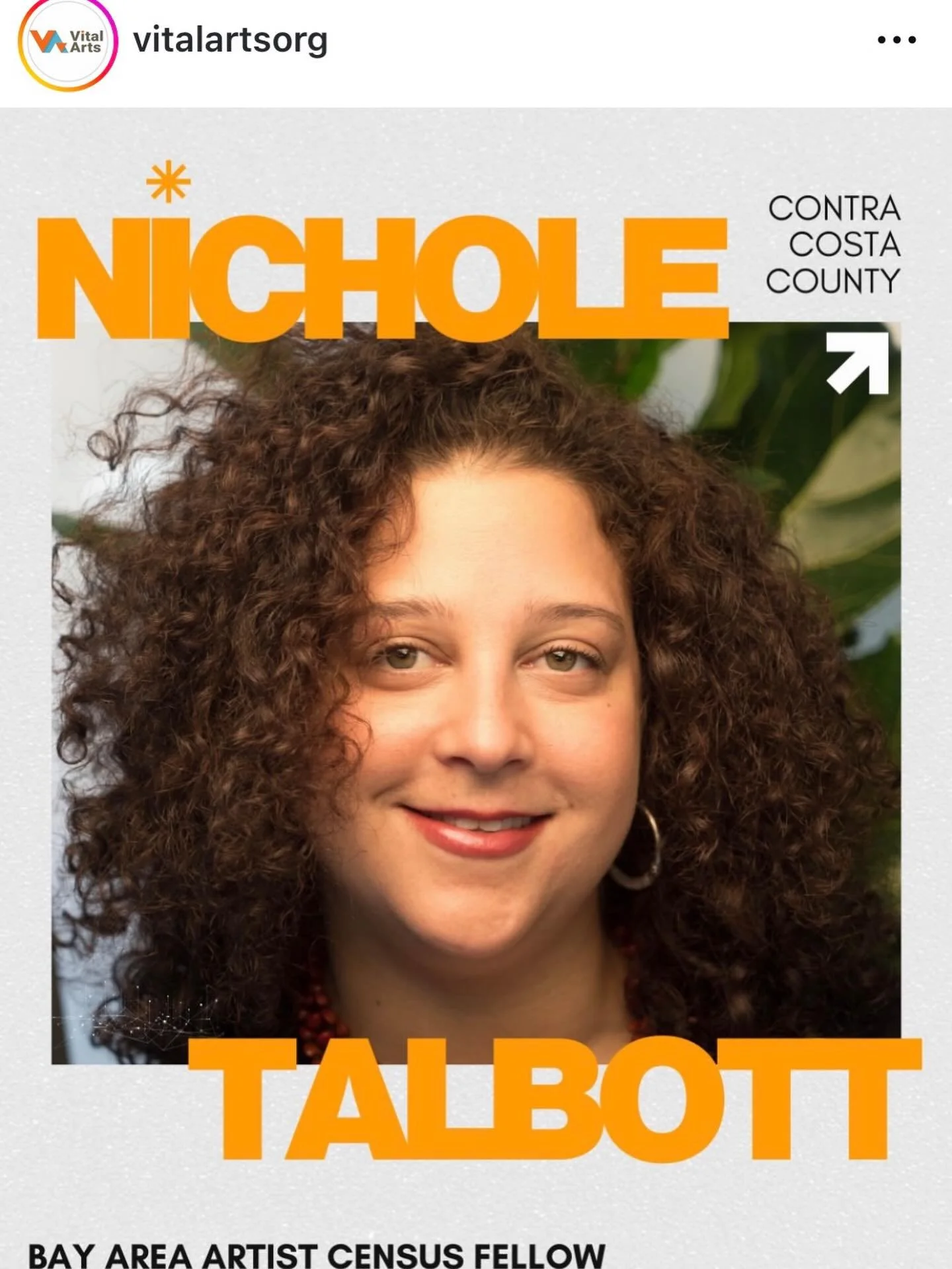 Congratulations to our founder, Nichole Talbott, on being selected as the Contra Costa County representative for the Bay Area Artist Census (BAAC)!

This is the first-of-its-kind, artist-led initiative that has been two years in the making. Designed 