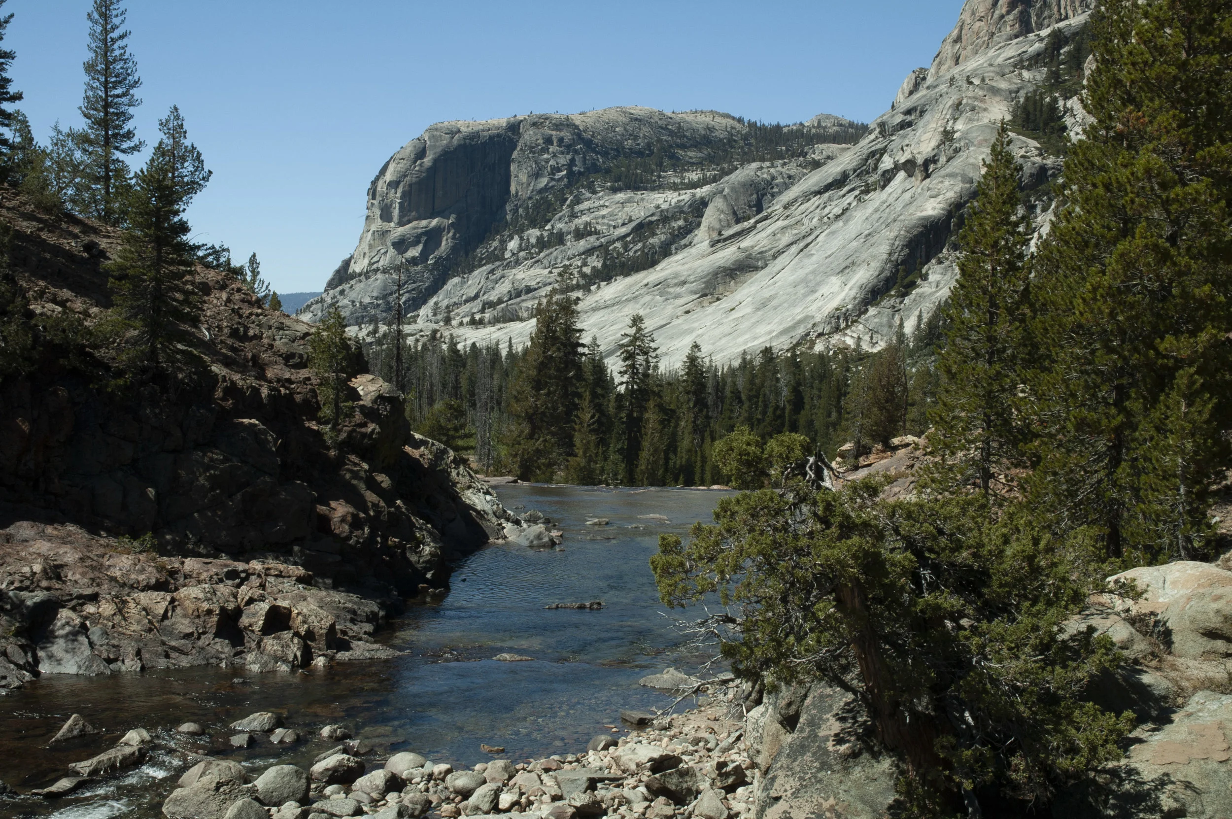 Along the Toulumne River above the Hetch Hechy dam