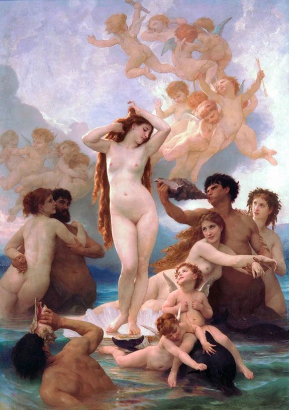 Adophe Bourguereau Birth of Venus .1879