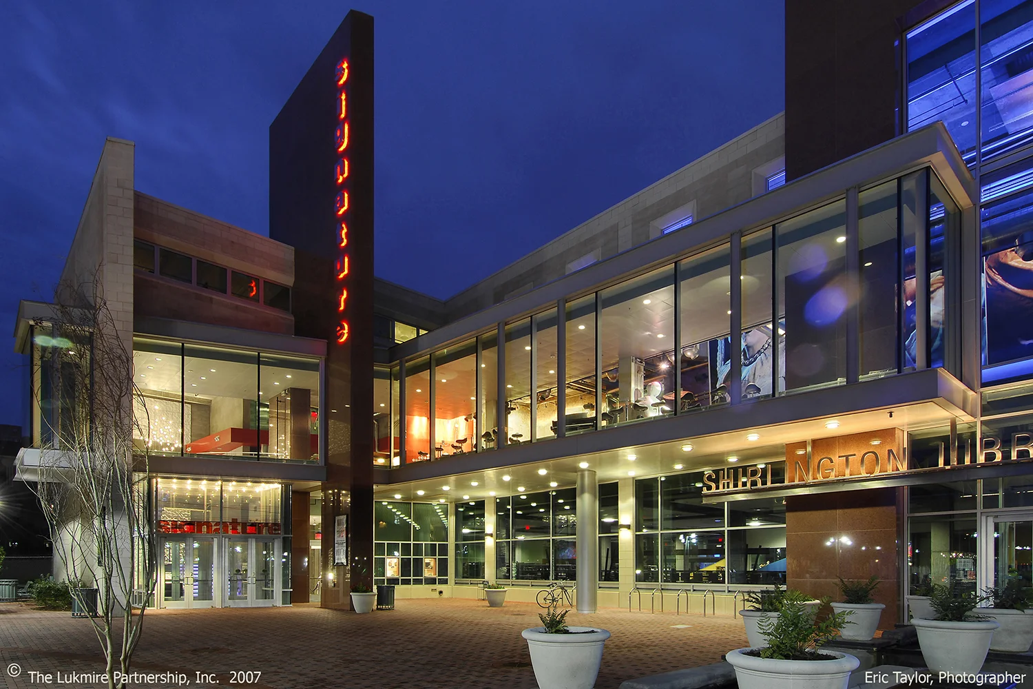 Shirlington Library / SIgnature Theatre Photo by Eric Taylor