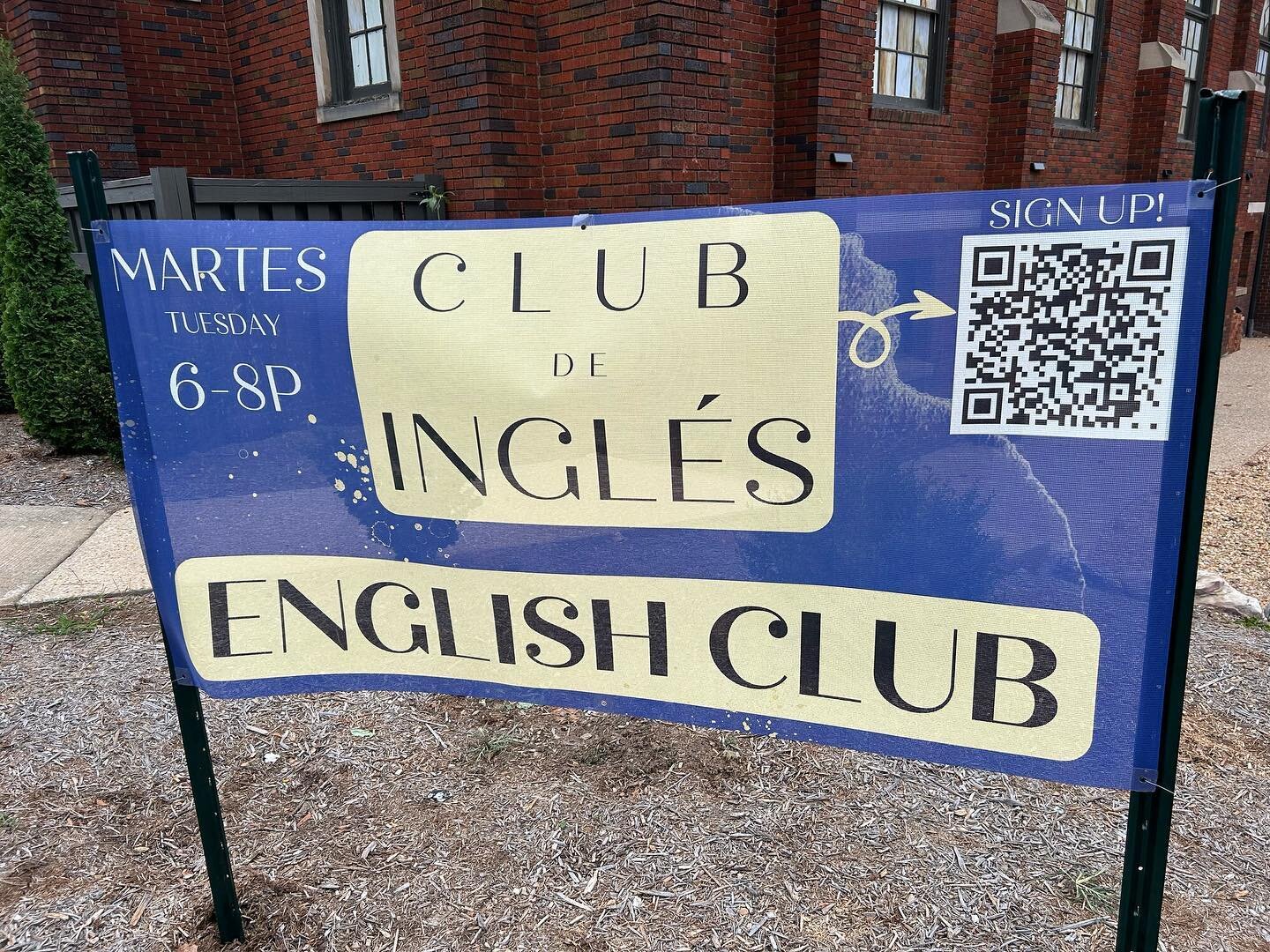 Join us at English Club each Tuesday from 6-8pm