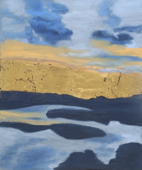 Angela White - %22Solace%22 - 20%22 x 24%22 - oil and gold leaf - 2019 - $1250.jpeg
