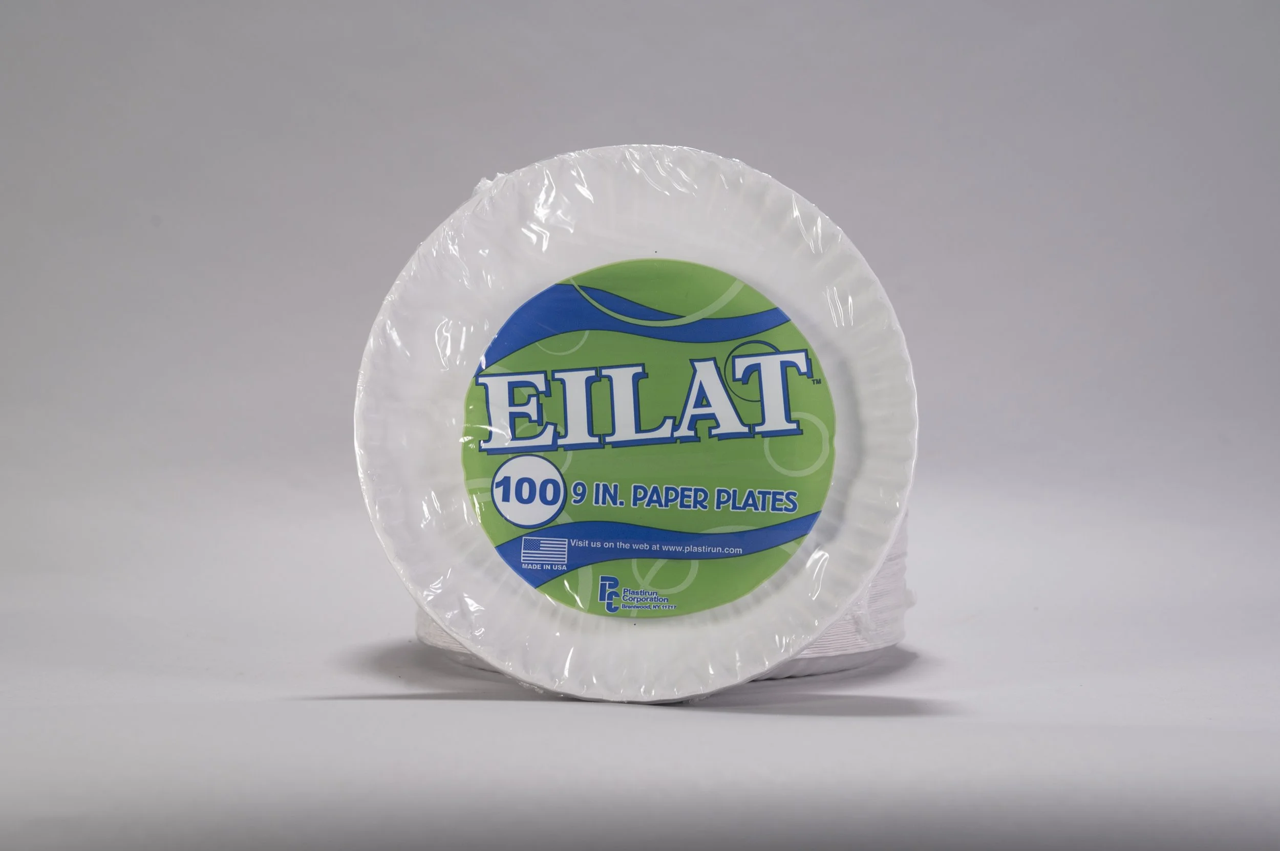 Eilat Paper Plates 100 count — Enterprise Coffee