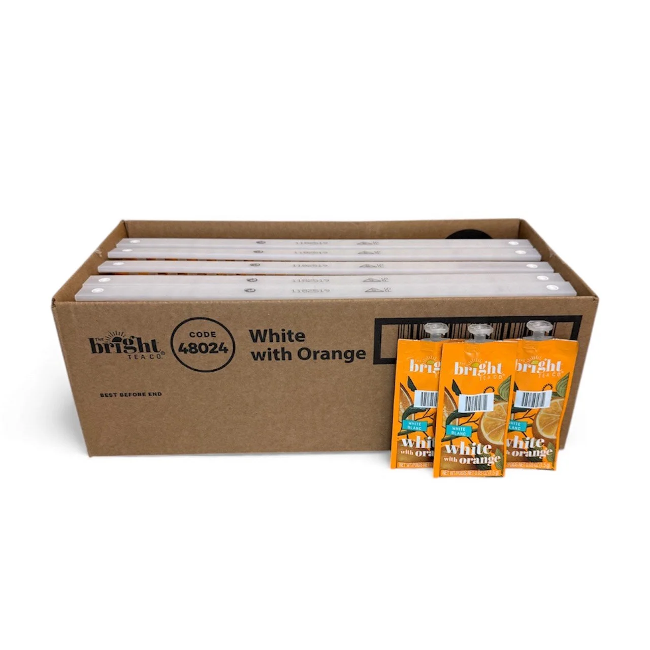 The Bright Tea Co. White with Orange Tea 100 Freshpacks for Flavia Brewers