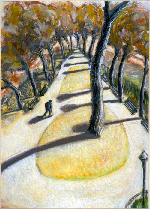 Paris Gardens (pastels) ©irenejuliawise