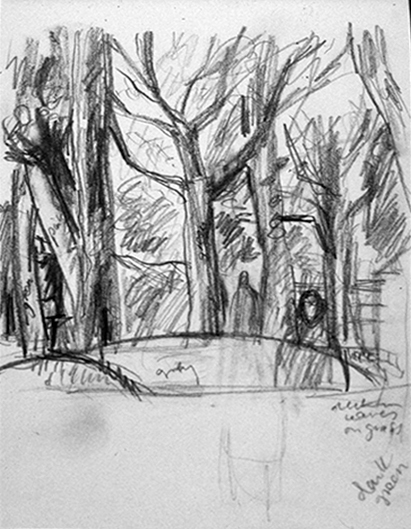 Trees (pencil sketch) ©irenejuliawise