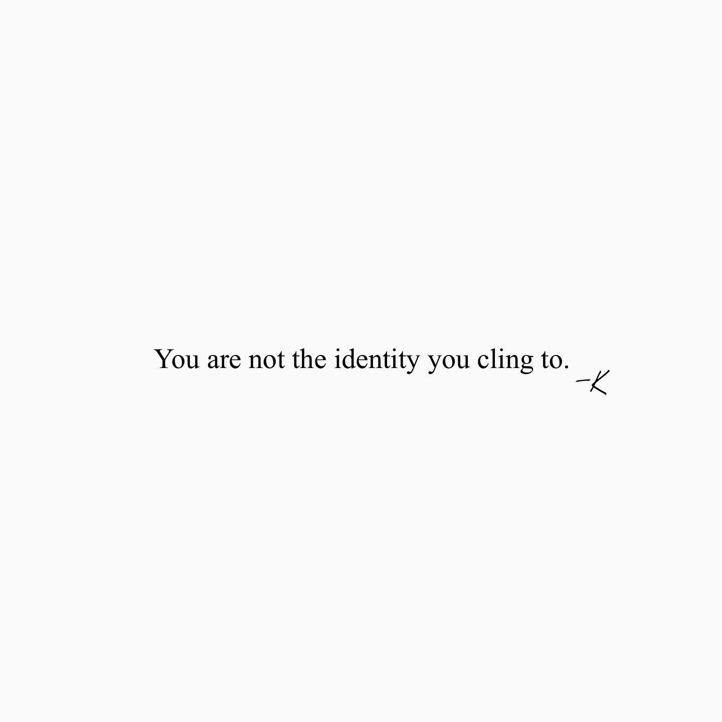 A beautiful part of the human experience is the flow of it; the forever changing and evolving of our natural selves. Sometimes we stifle this by latching onto traits that we feel define who we are. This sounds like... “I’m the type of per