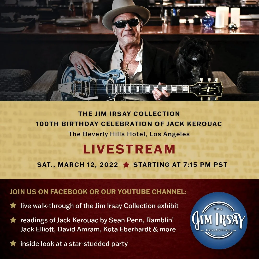 The Jim Irsay Collection Event in Honor of Jack Kerouac’s 100th