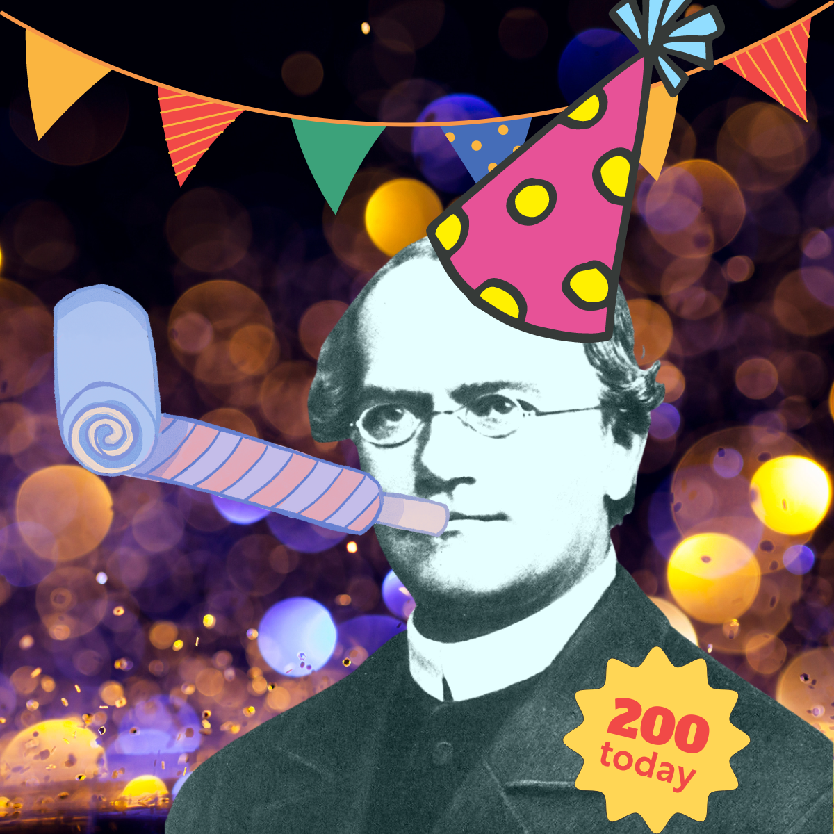 S5.16 Hap-pea 200th birthday, Mendel!