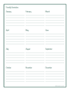Monthly Reminders Printable — Alaina Ann
